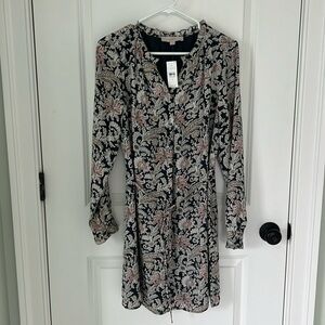 NWT Ann Taylor LOFT paisley dress